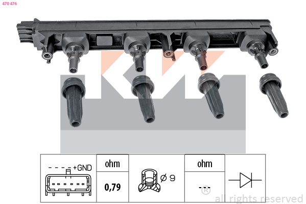 KW Gyújtótrafó 470476_KW